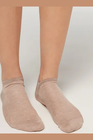 Calzedonia Neviditelné unisex bavlněné ponožky Člověk