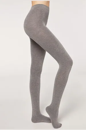 Calzedonia Punčocháče ze Směsi Hebkého Modalu a Kašmíru Žena