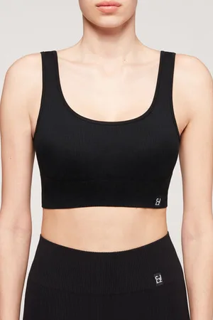 Calzedonia Sportovní žebrovaný bezešvý top Žena