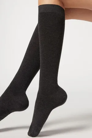 Calzedonia Dlouhé Ponožky s Kašmírem Žena