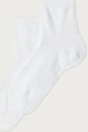 Calzedonia Dětské Krátké Lehké Bavlněné Ponožky Unisex