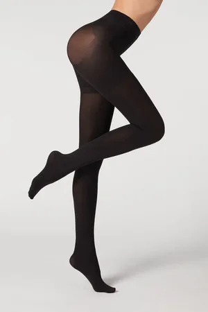 Calzedonia Punčocháče Graduovaná Komprese Ultra Krycí 80 Den Total Shaper Premium Žena