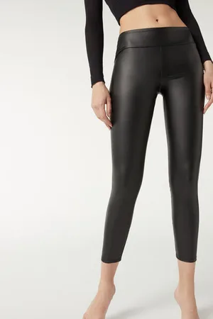 Calzedonia Legíny s Koženým Efektem Žena