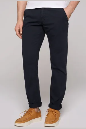 Camp David Chino kalhoty v sepranem vzhledu - blue navy