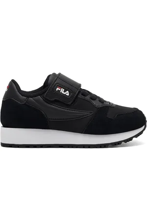 Fila Sneakersy RETROQUE VELCRO kids FFK0036 80010 Přírodní kůže (useň)/-Přírodní kůže (useň),Materiál/-Syntetický,Látka/-Látka