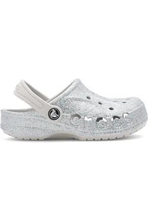 Crocs Pantofle BAYA GLITTER CLOG K 207015-040 Syntetický materiál