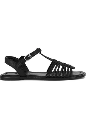 Badura Sandály K-7626-4 Přírodní kůže (useň) - Semiš