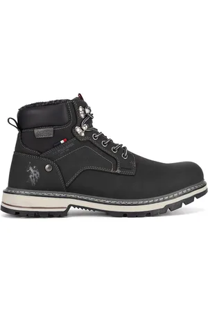 U.S. Polo Assn. Šněrovací boty YURIY001M/DY1 Syntetický materiál