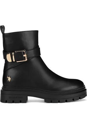 U.S. Polo Assn. Kotníkové boty ALICJA004W/DY1 Syntetický materiál
