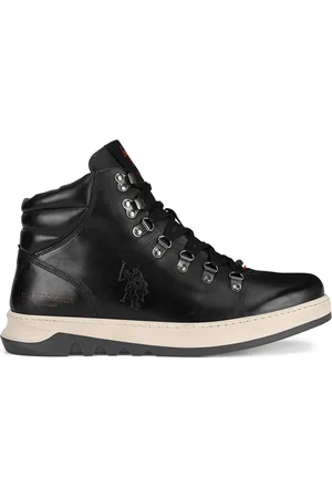 U.S. Polo Assn. Šněrovací boty RANGER001M/DL1 Přírodní kůže (useň) - Lícová