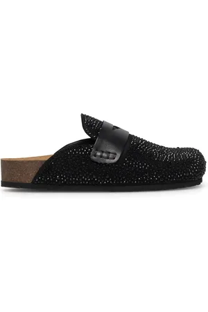 EVA MINGE Pantofle PERPETUE-24SS03 Přírodní kůže (useň) - Semiš
