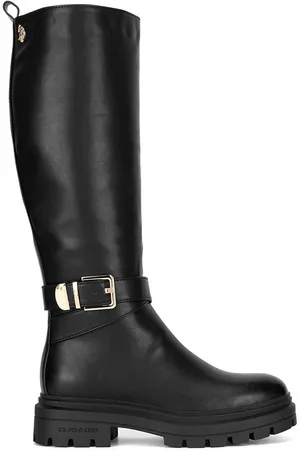 U.S. Polo Assn. Kozačky ALICJA001W/DY1 Syntetický materiál