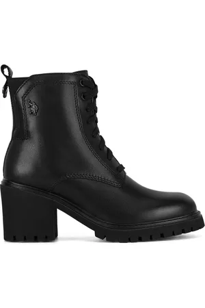 U.S. Polo Assn. Šněrovací boty MILVA001W/DLE1 Látkový materiál,Přírodní kůže (useň) - Lícová