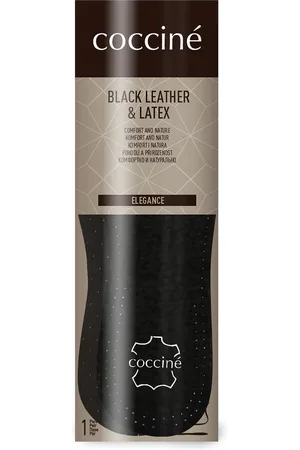 Coccine Doplňky k obuvi BLACK LEATHER & LATEX WKŁADKA NR 35-36AZ