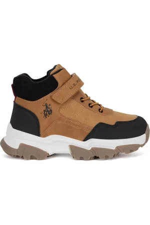 U.S. Polo Assn. Šněrovací boty KASPER001K/DY1 Syntetický materiál