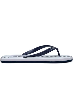 Kappa Pantofle 371G1LW White - Blue Marine - Grey Lt Lead Syntetický materiál