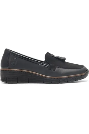 Rieker Polobotky 53771-00 Přírodní kůže (useň) - Lícová,Látka/-Látka