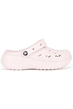 Crocs Pantofle BAYA PLATFORM CLOG 208186-6PI Syntetický materiál