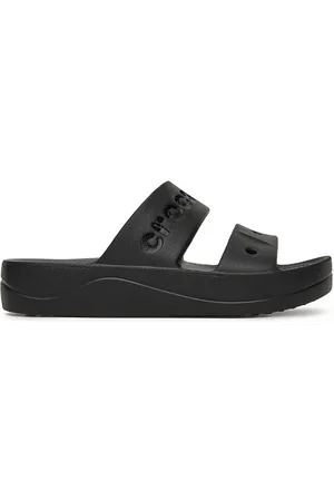 Crocs Bazénové pantofle BAYA PLATFORM SANDAL 208188-001 Materiál - Croslite