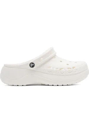 Crocs Pantofle BAYA PLATFORM CLOG 208186-100 Syntetický materiál