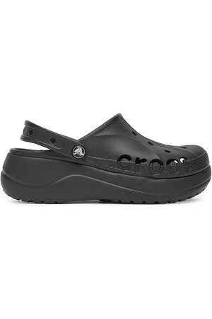 Crocs Bazénové pantofle BAYA PLATFORM CLOG 208186-001 Materiál - Croslite