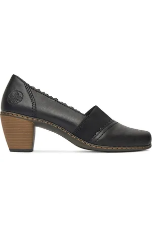 Rieker Lodičky 40911-00 Přírodní kůže (useň) - Lícová