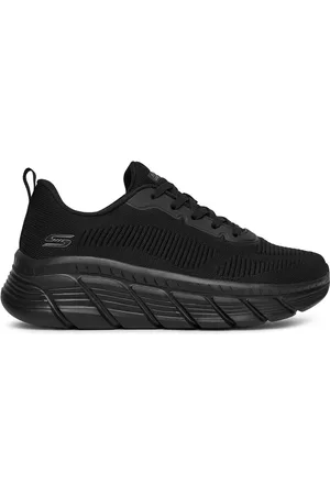 Skechers Sportovní obuv BOBS B FLEX HI 117385 BBK Látkový materiál