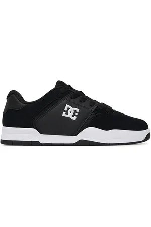 Dcshoes Tenisky CENTRAL ADYS100551-BKW Látkový materiál,Syntetický materiál,Přírodní kůže (useň) - Semiš