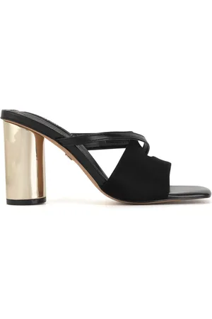 Nine West Pantofle WSS21562-01 Látkový materiál,Syntetický materiál