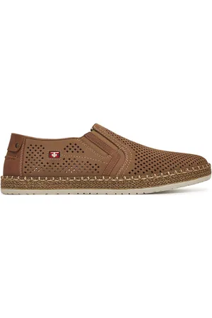 Rieker Espadrilky B5297-64 Syntetická tkanina,Přírodní kůže (useň) - Lícová