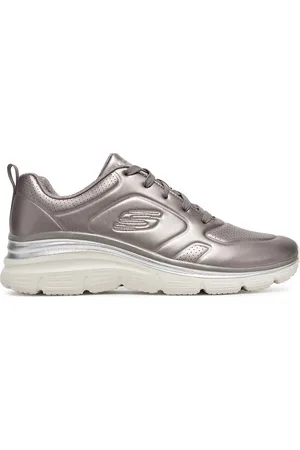 Skechers Tenisky FASHION FIT - GLOW UP 149749 PEW Látkový materiál,Syntetický materiál