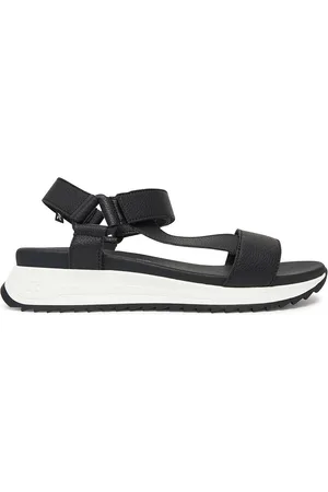 Rieker Sandály W2951-00 Přírodní kůže (useň) - Lícová