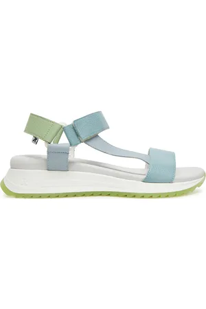 Rieker Sandály W2951-10 Přírodní kůže (useň) - Lícová
