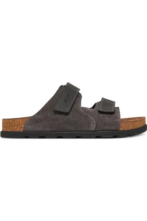Rieker Pantofle 21160-45 Přírodní kůže (useň) - Semiš