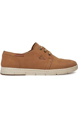 Quiksilver Polobotky STONE2-100 MB Přírodní kůže (useň) - Semiš