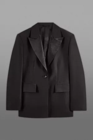 COS Ženy Saka - THE WAISTED TUXEDO BLAZER