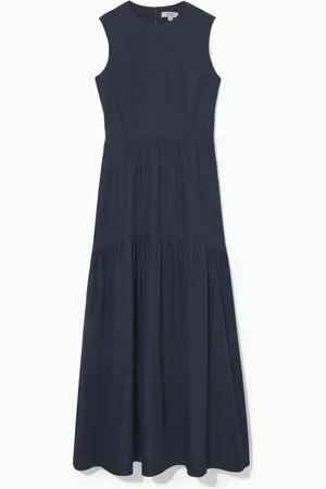 COS OPEN-BACK TIERED DRESS