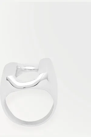 COS THE STERLING CHAIN-LINK RING