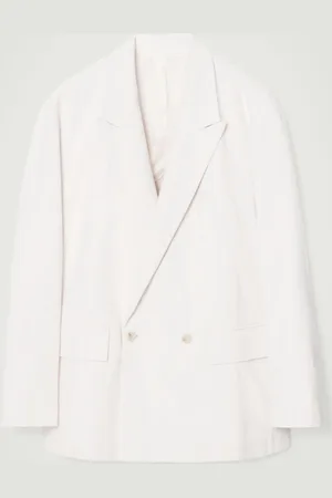 COS DOUBLE-BREASTED DENIM BLAZER