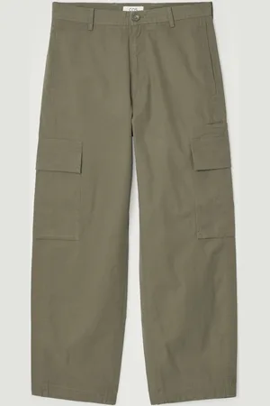 COS COTTON STRAIGHT-LEG CARGO TROUSERS