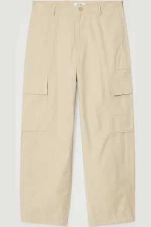 COS COTTON STRAIGHT-LEG CARGO TROUSERS