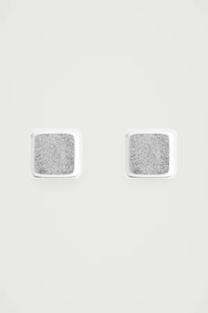 COS CUBE STUD EARRINGS