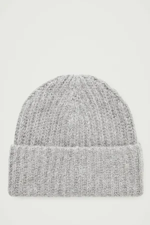 COS RIBBED ALPACA-BLEND BEANIE