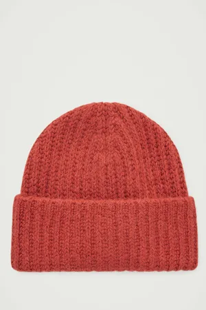 COS RIBBED ALPACA-BLEND BEANIE