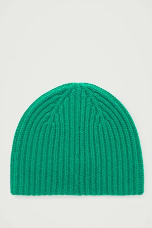 COS THE RIBBED CASHMERE BEANIE