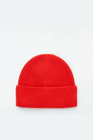 COS RIBBED WOOL AND CASHMERE BEANIE