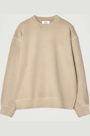 COS RELAXED WASHED-COTTON SWEATSHIRT