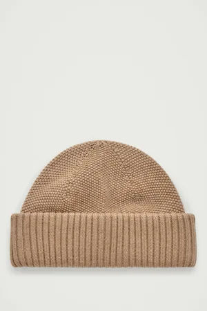 COS TEXTURED WOOL BEANIE
