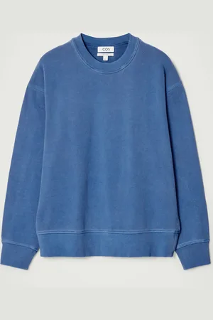 COS RELAXED WASHED-COTTON SWEATSHIRT