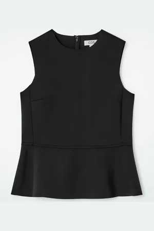 COS PEPLUM SCUBA TANK TOP